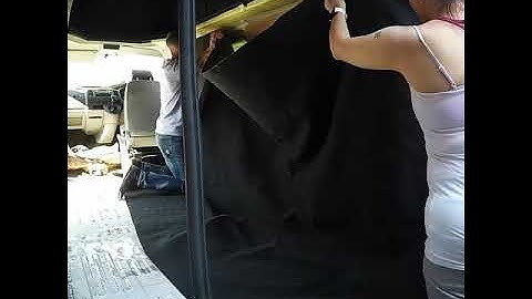 VW T5 carpeting side and wheel arch in one piece