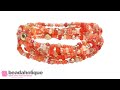 How to Make a Stretch Cord Bracelet with Seed Beads