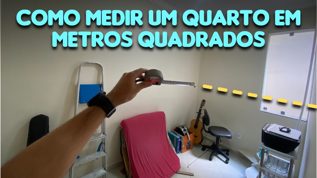 Como Medir um Quarto em Metros Quadrados - YouTube