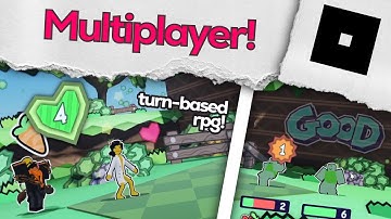 MULTIPLAYER and Items! Roblox Paper Mario Inspired RPG (Battle Demo 3)