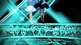 Tda Mmd Mmm Miku Blakc And White Bad Apple