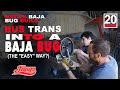 Jbugs  father  son  1972 vw baja bug  bus trans in a bug