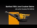 Barford 750J Crusher Demo