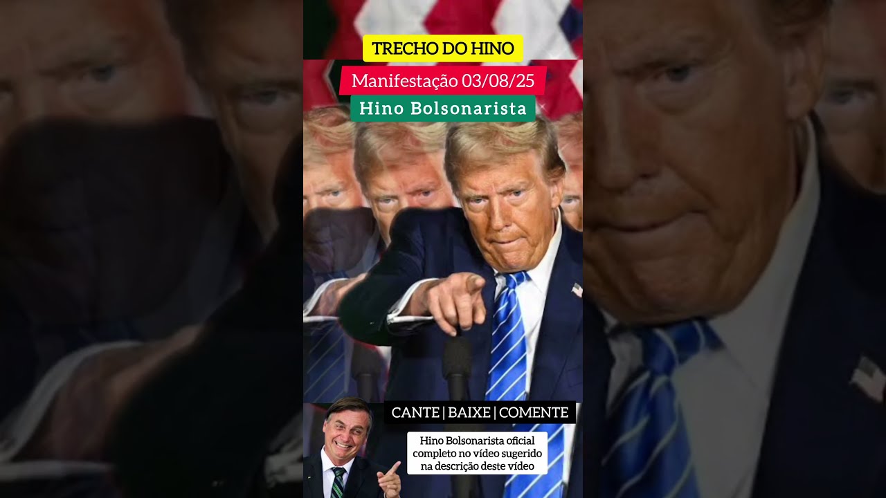 For A Bolsonaro Manifesta O 03 08 25 Hino Bolsonarista Oficial Ao Vivo 14 Horas
