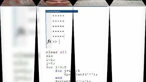Matlab program Computer program pattern print