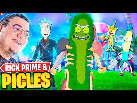 RECEBI ANTES O PICLES RICK E RICK PRIME NOVAS SKINS NO FORTNITE! 😱🔥 RICK AND MORTY!