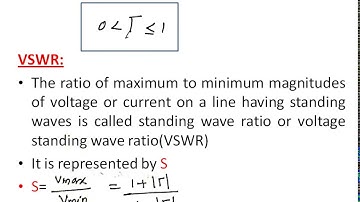 KTU EE302-Electromagnetics-Lecture 36-Voltage Standing Wave Ratio