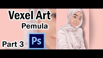 Vector Vexel art Pemula Part3 | Photoshop | Wow Gampang banget | FREE PSD |
