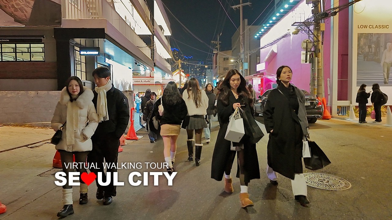 SEOUL CITY TRAVEL 60 - Downtown Seoul Jongno, Seongsudong Pop-up Store, Konkuk University Street, 4K