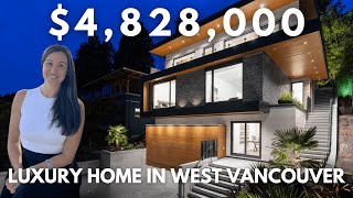 Inside this $4,828,000 Luxury Home in West Vancouver, BC Canada | Home Tour