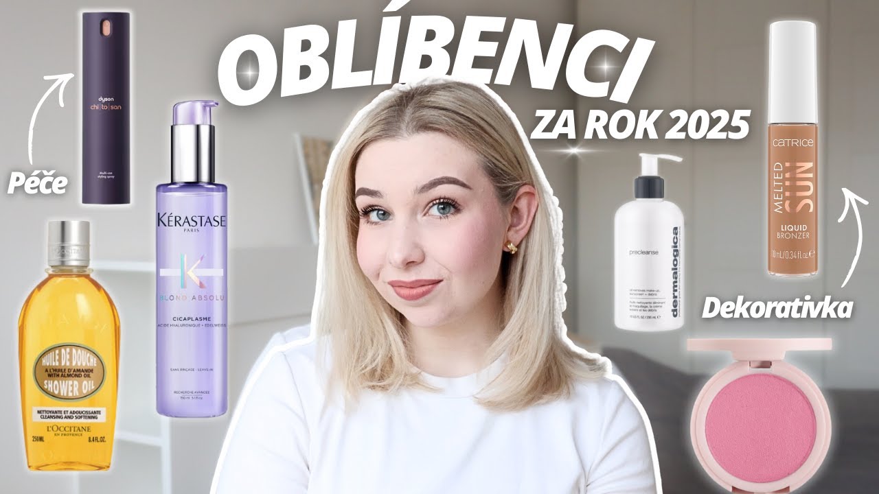 OBLÍBENCI ZA ROK 2025 ✨ | Skincare, dekorativka, péče o tělo i vlasy 🧴🛁 Kérastase, Catrice, PureFiji