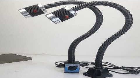 Led CNC Machine Tool Work Lamp Lathe long Gooseneck Workshop Working Lights Magnetic / Scr