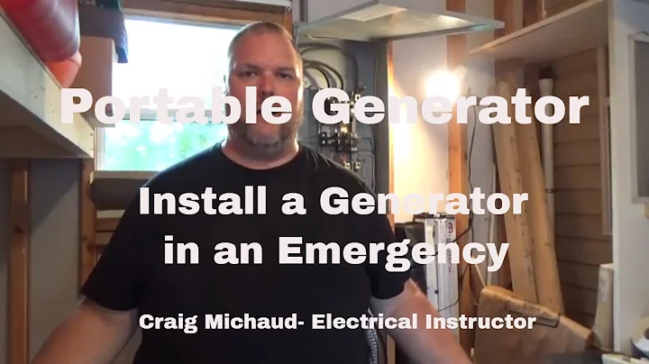 Power outage? Learn how to hook up a generator for backup power!