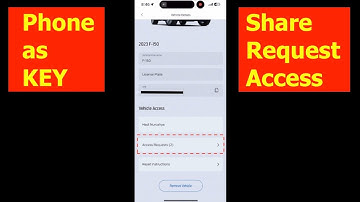 HOW TO SHARE / REQUEST ACCESS TO FORD PASS APP - PHONE AS KEY