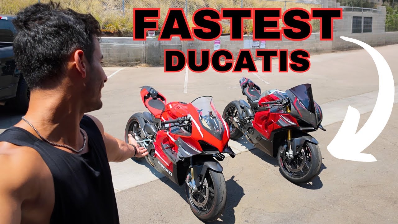 Panigale V4R против V4 Superleggera Dyno