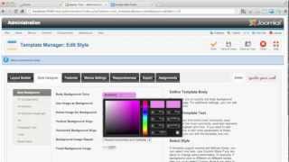 Background and Fonts Control in Style Designer