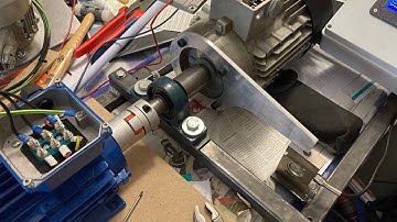 Electric motor testbench/dyno is ready