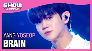 [최초 공개] YANG YOSEOP - BRAIN (양요섭 - 브레인) | Show Champion | EP.410