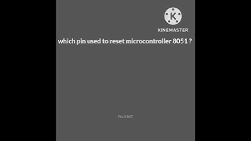 which pin used to reset microcontroller 8051 ? #shorts #youtube #ece #8051microcontroller