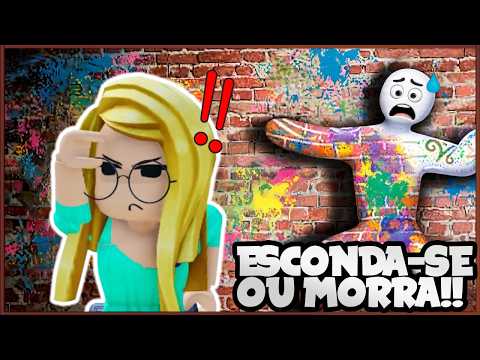 I NEED to PAINT MYSELF to SURVIVE in THIS GAME - Roblox
