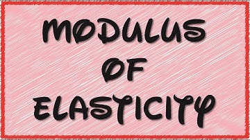 Modulus of Elasticity (MOE) - MCQs