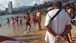 ÚLTIMO DÍA DE VACACIONES EN LA PLAYA CONDESA, ASÍ SE PUSO.