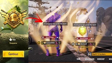 Finally Conqueror🔥- Season 19 Conqueror - SAMSUNG A3,A5,A7,J2,J5,J7,S5,S6,S7,S9,A10, A20,A30,A50,A70