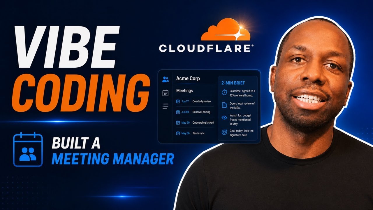 Vibe Coding with Cloudflare: Build a Meeting Manager