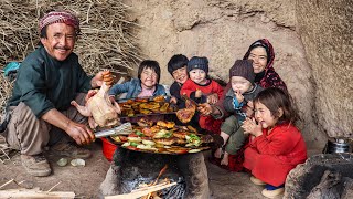 Happy New Year 1403 AH! Twin Children Living in a Cave in Difficult Condition Like 2000 Years Ago