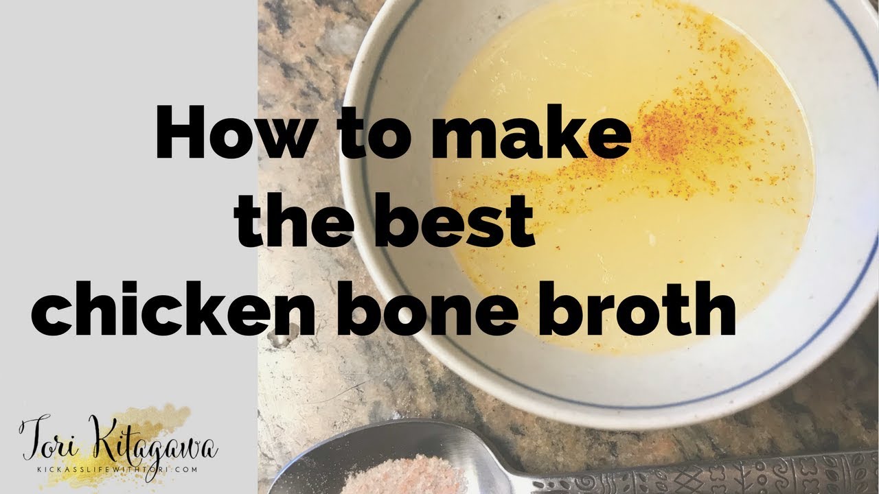 How to make the best chicken feet bone broth - YouTube