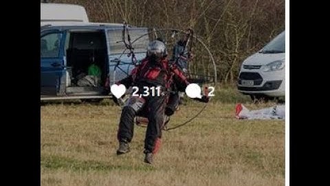 BGD Echo Motor - Test Flight & Landing - UK Paramotor