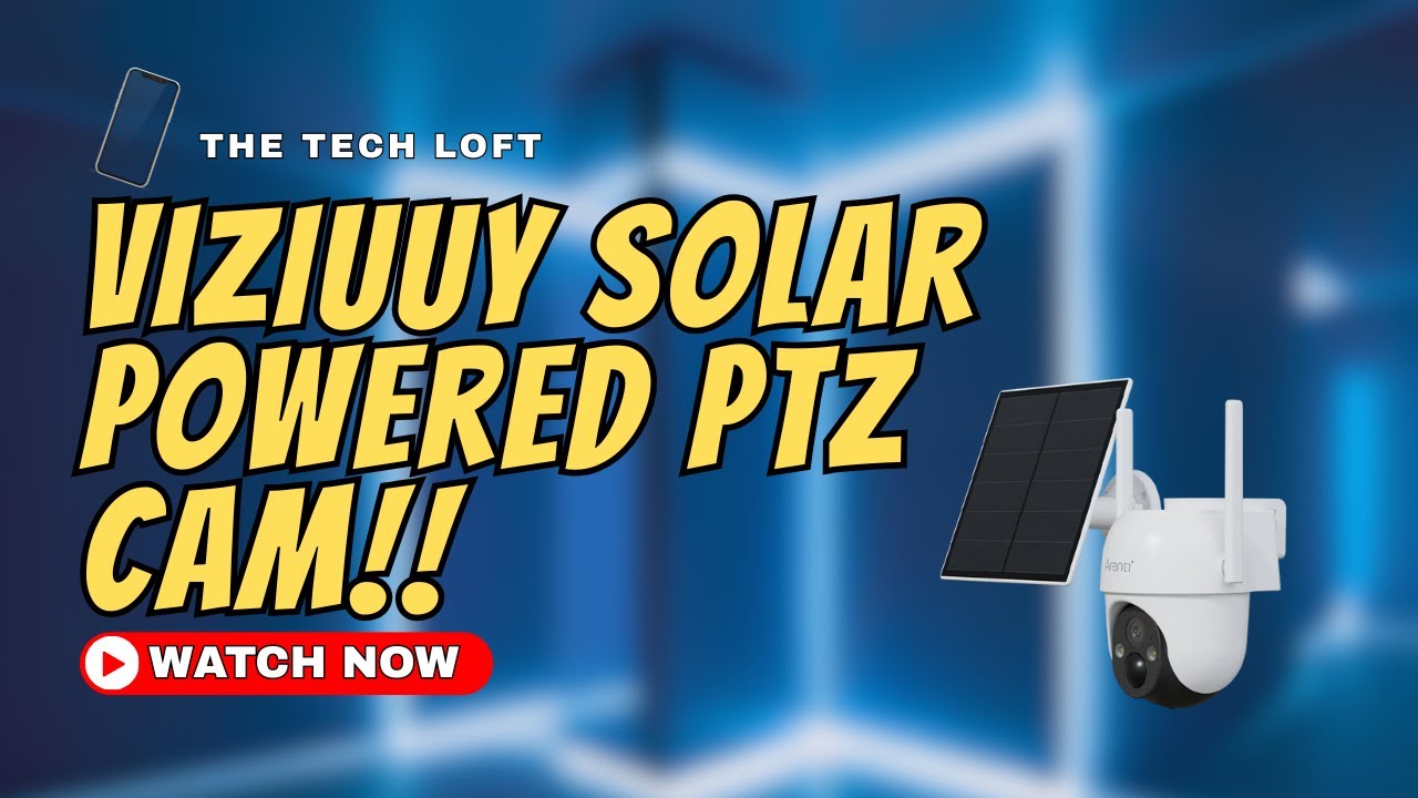 VIZIUUY Solar-Powered 3MP Security Camera Review | Wireless Outdoor PTZ ...