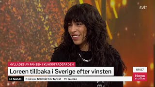 Loreen - Morgonstudion Interview (17.05.2023, SVT) [EN Subtitles]