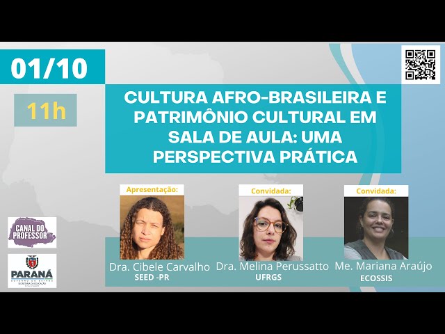 Curso: Literatura, história e cultura afro-brasileira na sala de aula