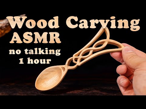 ASMR Wood Carving: