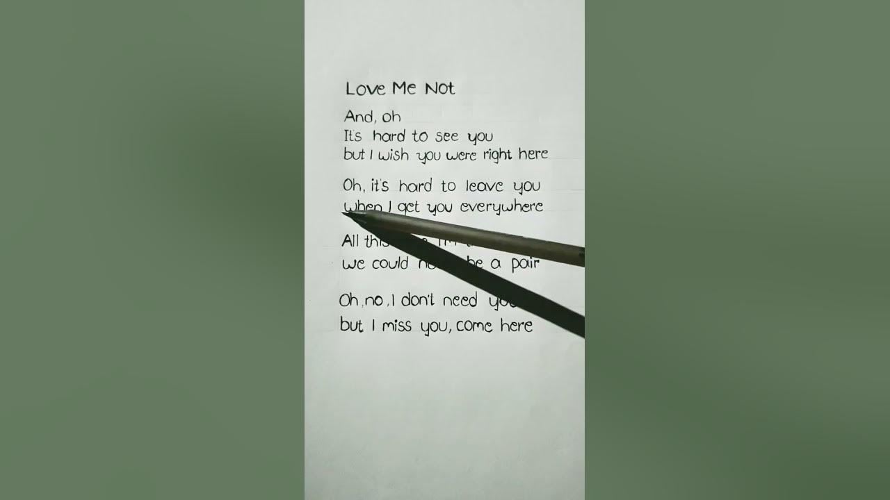 Love Me Not - Ravyn Lenae (lyrics)#shorts #viral #song