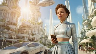 Solarpunk Megacity Ambience 🌿 | 12-Hour Cinematic Journey: Earth 2100+