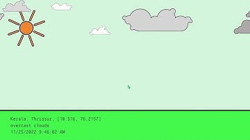 Unity Game - Live Weather