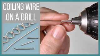 Coiling Wire on a Drill  Beaducation.com