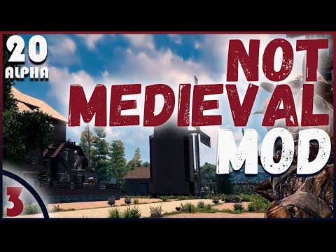 Видео: Стройка норы хоббита/ Not Medieval Mod / 7 days to die / 3 стрим