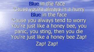 Video thumbnail of "No Doubt - Blue In The Face Lyrics"