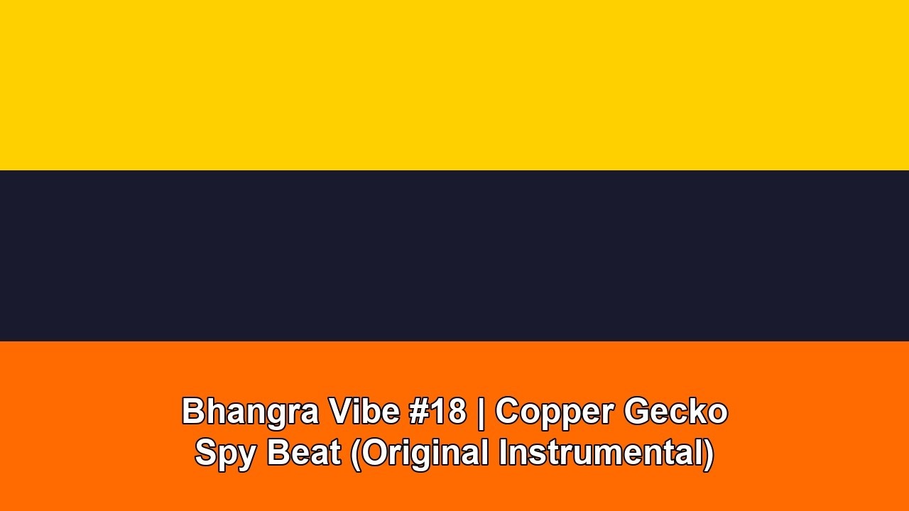 [Punjabi Beat] Bhangra Vibe #18 | Copper Gecko Spy Beat (Original ...