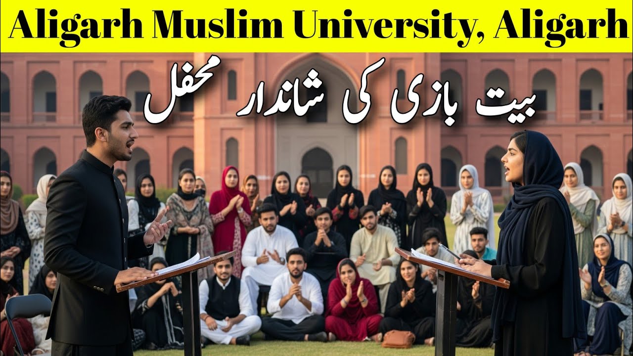 Aligarh Muslim University Bait Bazi Competition 🎙️🎤 | Zabardast Shayari Ka Jadoo