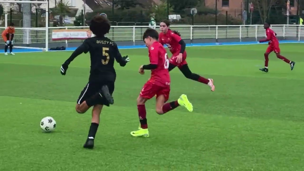 Ayden résumé match tour de coupe U13 Bussy St Georges Vs Cregy les Meaux