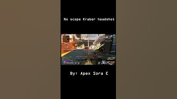 No Scope Kraber Headshot #apexlegends  #shorts  #ranked #apex