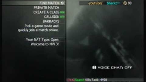 MW3 Wii New Update V.130.5.6 No More Profile Copy!