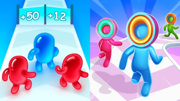 Join Blob Clash 3D VS Layer Man 3D Max All Levels Gameplay Android,iOS NEW UPDATE