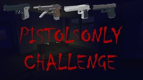 Roblox Project Lazarus Zombies - Pistols Only Challenge