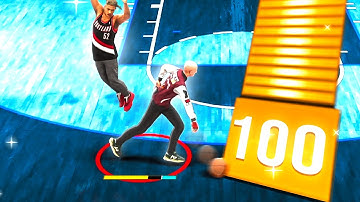 I used a build with 100 BALL CONTROL + 99 SPEED in the 1v1 STAGE and this is what happened…