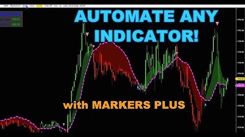 How to use Markers Plus to AUTOMATE ANY INDICATOR & how to create your own indicators to auto trade!